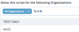Search Lavawall&reg; organizations to limit script access